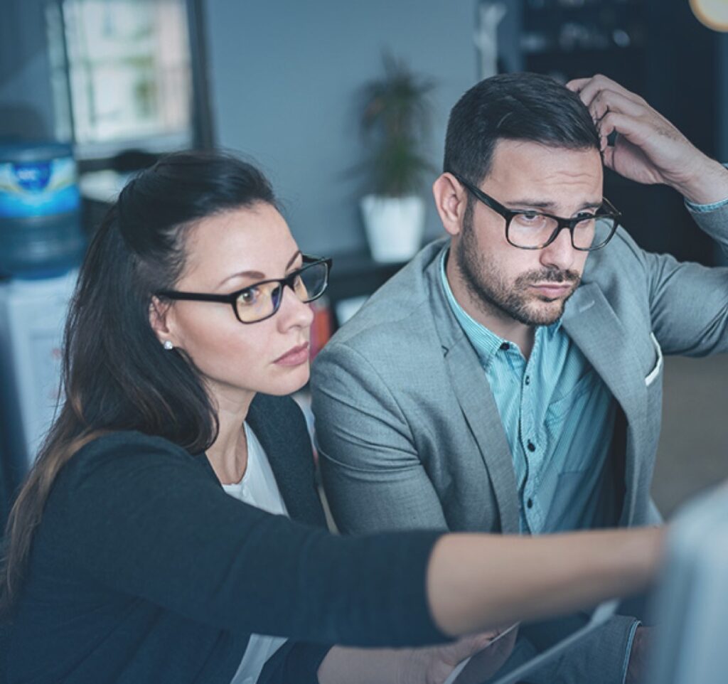 frustrated IT team