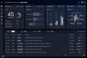 DirectDefense Essentials dashboard preview
